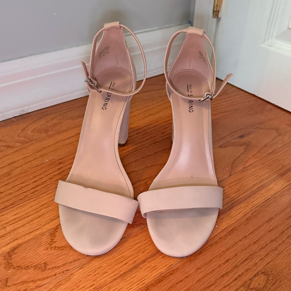 Call it Spring Block Heels